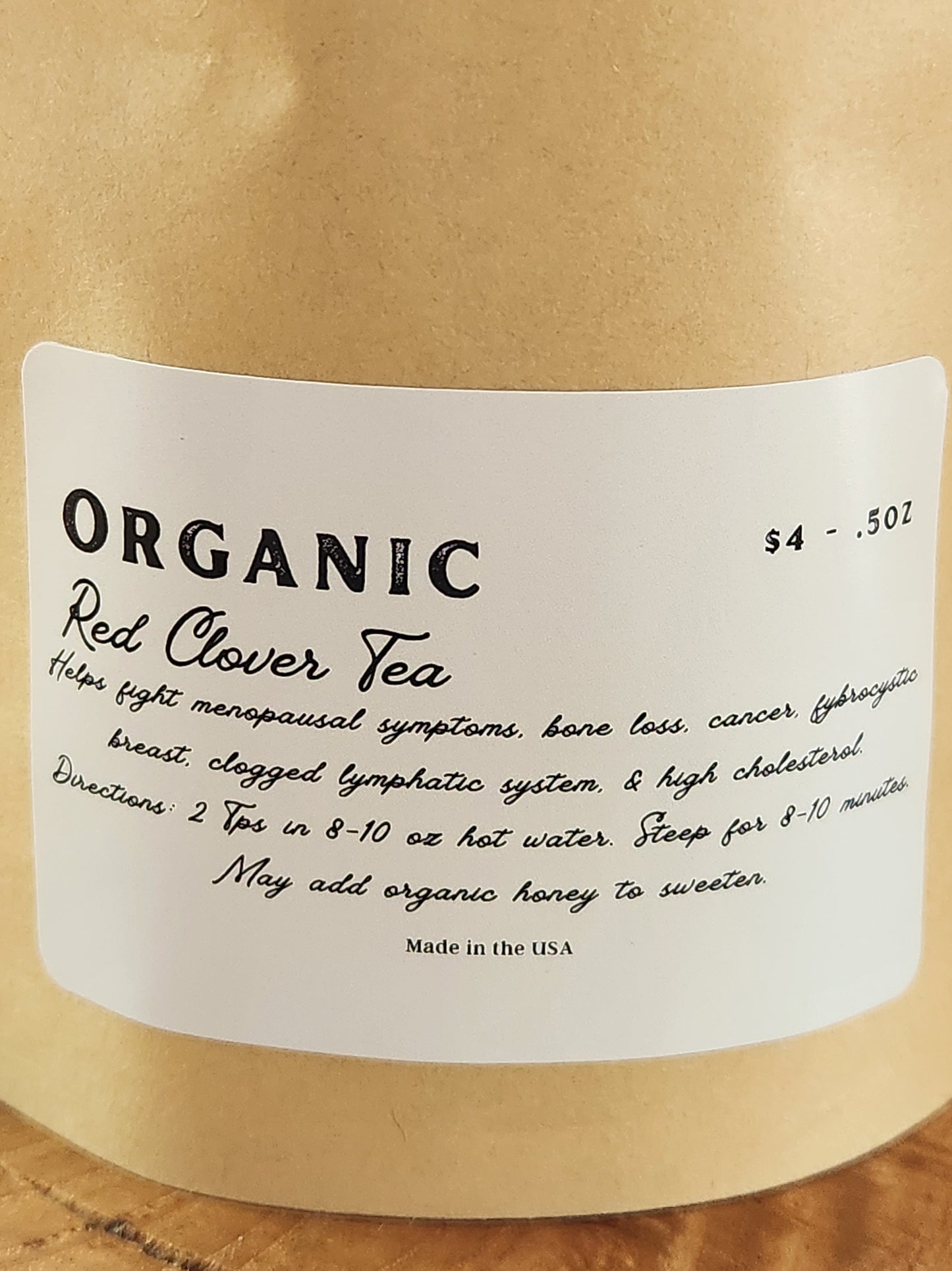 Organic Red Clover Tea