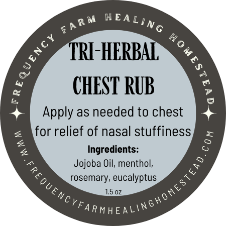 Tri-Herbal Chest Rub